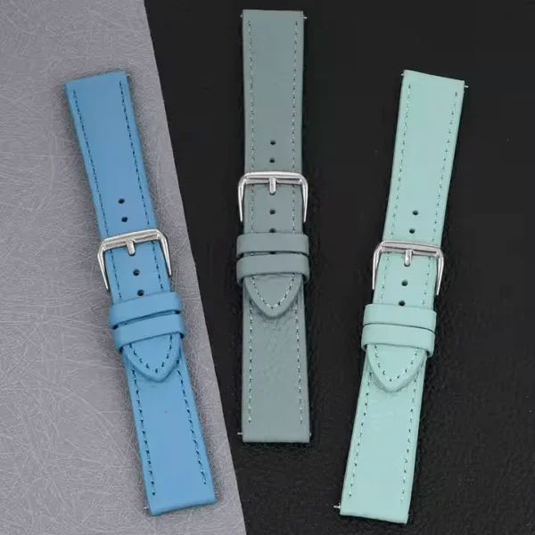 Tresse Lychee Texture Full Grain Leather Watch Strap - Image 3