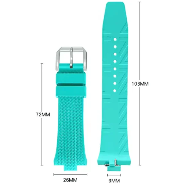 Tresse FKM Rubber Strap for Citizen Tsuyosa – Premium Integrated Fit - Image 5
