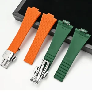 Premium FKM Rubber Strap for Tissot PRX – Premium Integrated Fit