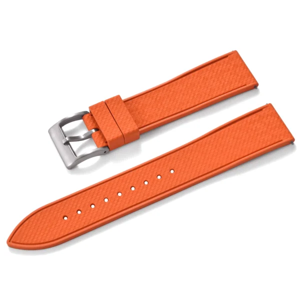 Tresse Mosaic FKM Rubber Watch Strap with Quick Release - Image 5