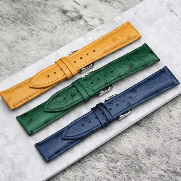 Tresse Premium Ostrich Leather Watch Strap
