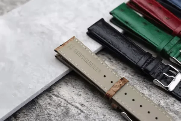 Tresse Premium Ostrich Leather Watch Strap - Image 4