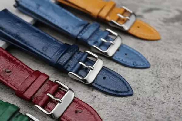 Tresse Premium Ostrich Leather Watch Strap - Image 5