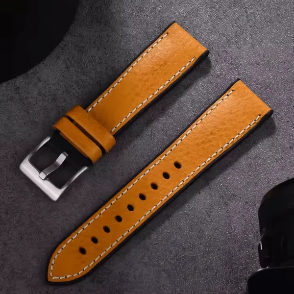 Premium Leather Hybrid Watch Strap - Image 4
