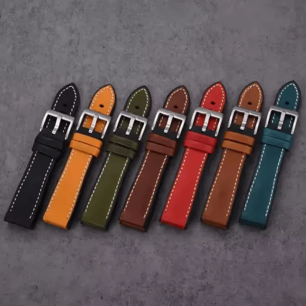 Premium Leather Hybrid Watch Strap - Image 2