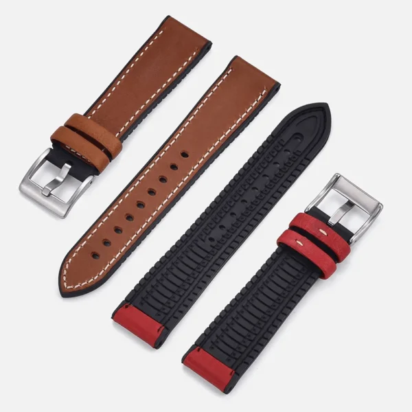 Premium Leather Hybrid Watch Strap - Image 5