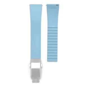 Baby Blue Rubber CTS Watch Strap with Clasp