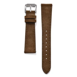 Brown Suede Leather Strap with Quick Release