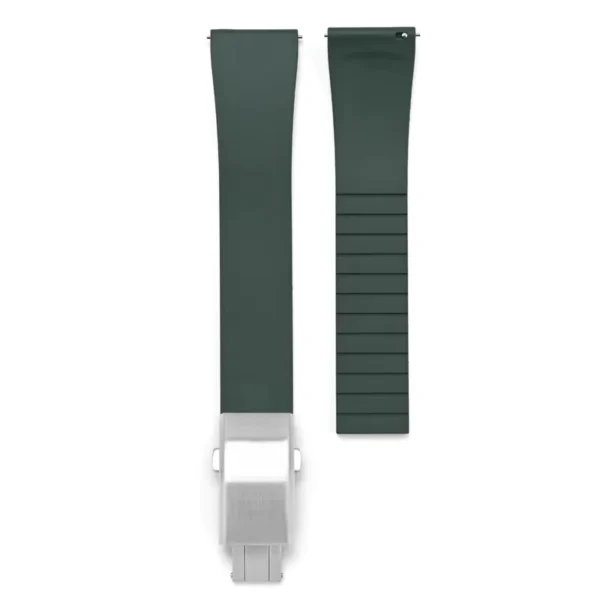 Green Rubber CTS Watch Strap with Clasp