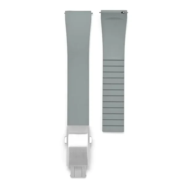 Grey Rubber CTS Watch Strap with Clasp