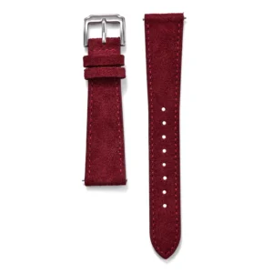 Red Suede Leather Strap with Quick Release