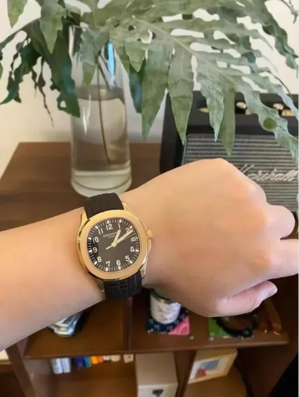 Premium FKM Rubber Strap – Compatible with Patek Philippe Aquanaut & Nautilus 5164 / 5167 | Luxury Replacement Watch Band - Image 3