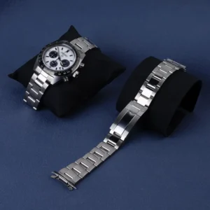 Oyster Style 316L Stainless Steel Bracelet for Seiko Panda SSC813 / SSC819 / SBDL085 – 20mm Silver