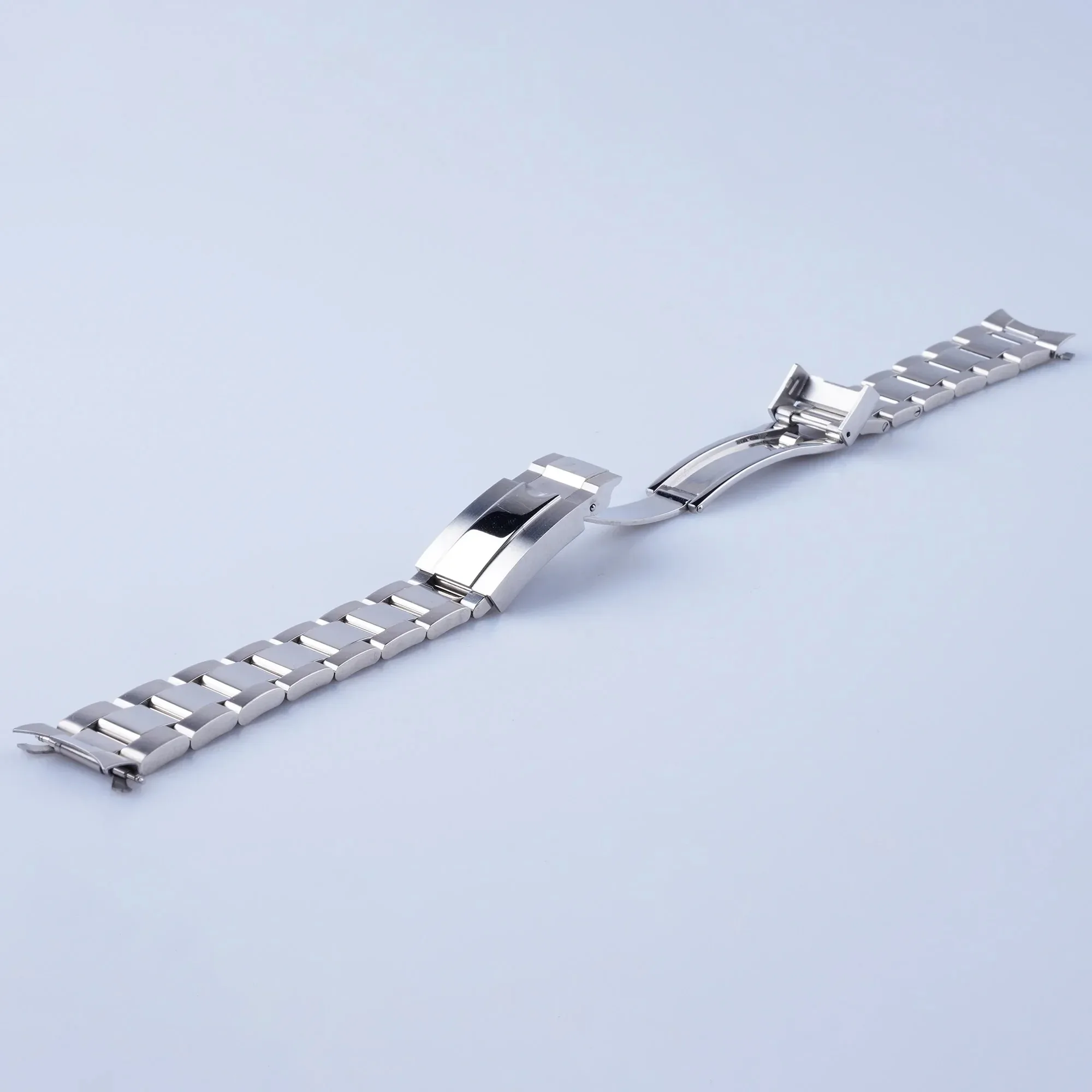 Oyster Style 316L Stainless Steel Bracelet for Seiko Presage Cocktail Time SSA341 / SSA343 / SSA347 / SSA392 / SSA459 β 20mm Silver - Image 3