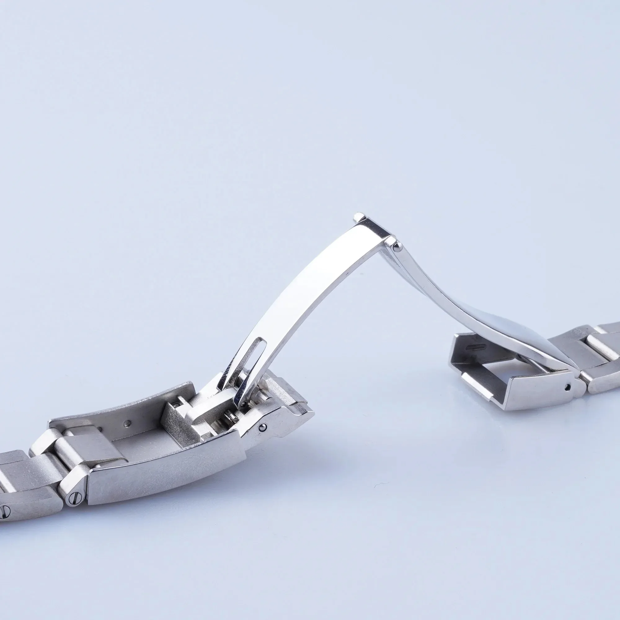 Oyster Style 316L Stainless Steel Bracelet for Seiko Presage Cocktail Time SSA341 / SSA343 / SSA347 / SSA392 / SSA459 β 20mm Silver - Image 5