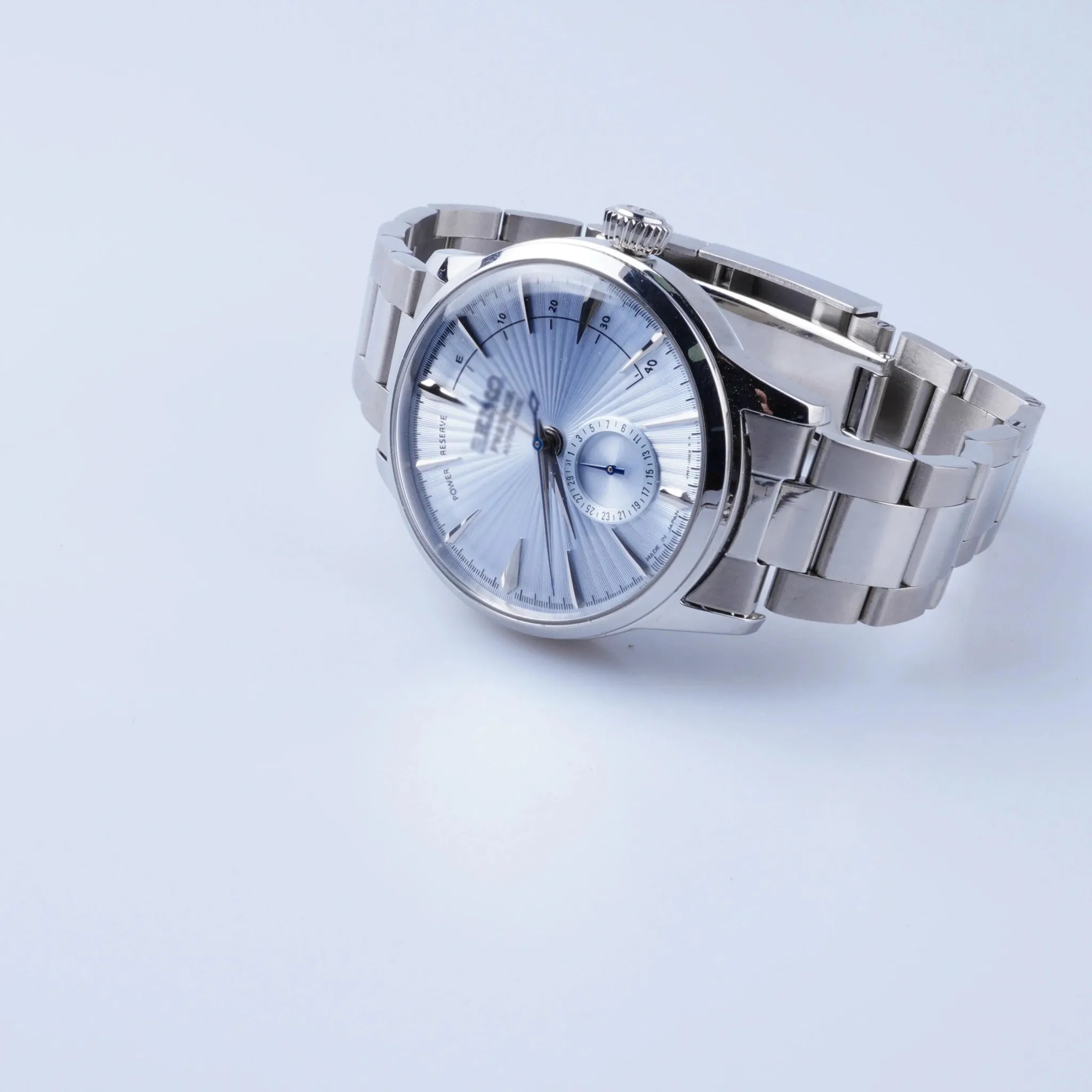 Oyster Style 316L Stainless Steel Bracelet for Seiko Presage Cocktail Time SSA341 / SSA343 / SSA347 / SSA392 / SSA459 β 20mm Silver - Image 2